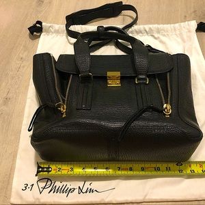 3.1 Phillip Lim Pashli Medium Satchel- Black